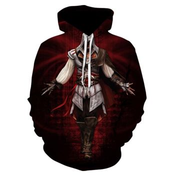 3D Print Assassin&#8217;s Creed Hoodie &#8211; Fashion Sweatshirt