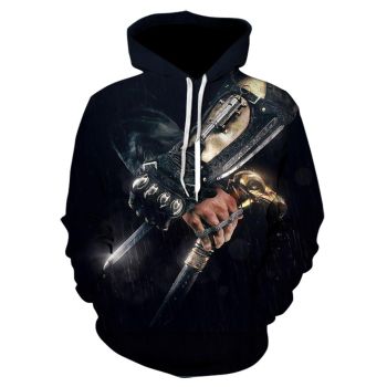 3D Print Assassin&#8217;s Creed Hoodie &#8211; Fashion Sweatshirt