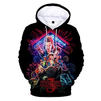 3D Printed Hoodies Pullovers &#8211; Stranger Things Sweatshirts