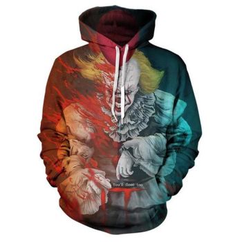 3D Printed Hoodies Sweatshirt &#8211; Suicide Squad Joker Hooded Pullover