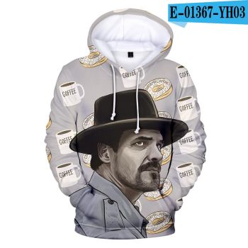 3D Printed Stranger Things Series 3 Sweatshirts Hoodies Pullovers