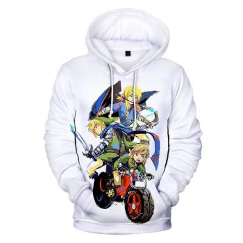 3D Printed The Legend of Zelda Hoodie Sweatshirts &#8211; Hooded Long Sleeve Hip Hop Coats