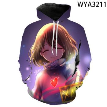 3D Printed Undertale Hooded Pullovers Sweatshirts Hoodies