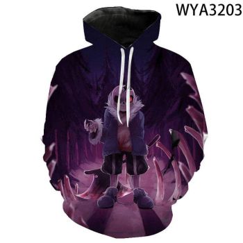3D Printed Undertale Hooded Pullovers Sweatshirts Hoodies