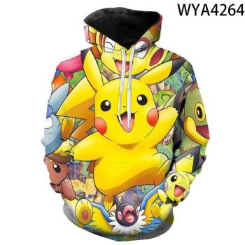 3D Printing Fashion DQS Hoodies Cartoon Anime Sweatshirt Pullover