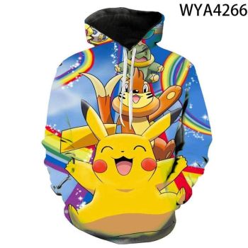 3D Printing Fashion DQS Hoodies Cartoon Anime Sweatshirt Pullover