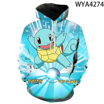 3D Printing Fashion DQS Hoodies Cartoon Anime Sweatshirt Pullover