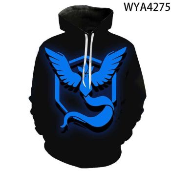 3D Printing Fashion DQS Hoodies Cartoon Anime Sweatshirt Pullover
