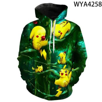 3D Printing Fashion DQS Hoodies Cartoon Anime Sweatshirt Pullover