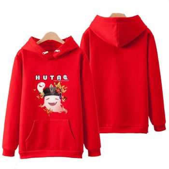 Retro Genshin Impact Hu Tao Violet Red Hoodie