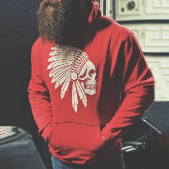 Popular Red Alphabet Pattern Alphabet Hoodie