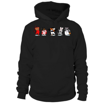 Cute Cartoon In Halloween Costumes Hoodies