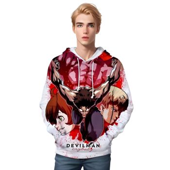 3D Print Anime Devilman Crybaby Hoodies Sweatshirt
