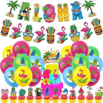 Summer Beach Party Decoration Set