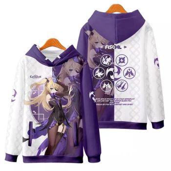 Noble Genshin Impact Anime Game Fischl Hoodie