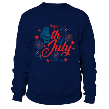 Happy 4th Of July United States Sweatshirt