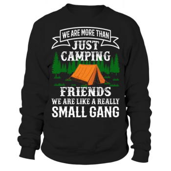 We are more than just camping friends, we are like a real little gang Sweatshirt