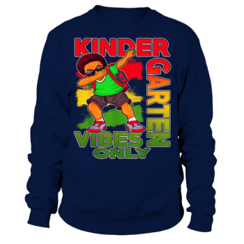 Kindergarten Vibes Only Back To School African Boy Sweatshirt