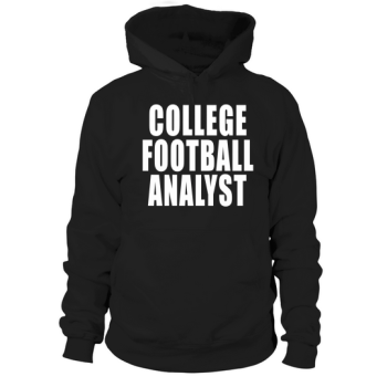 College Football Analyst Football Fan Hoodies