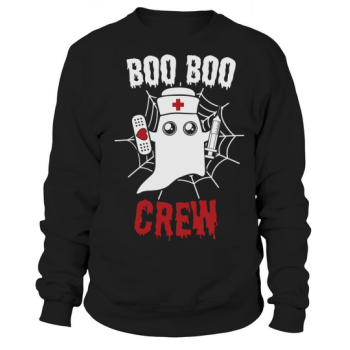 Boo Boo Crew Halloween Funny Sweatshirt