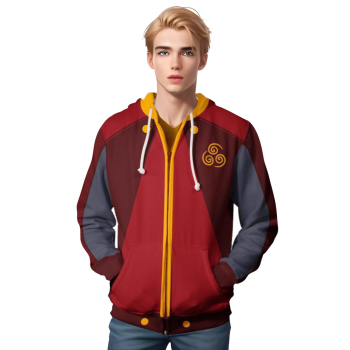 Avatar: The Last Airbender Aang Sweatshirts 3D Printed Hooded Sweater Zip Jacket