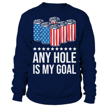 4th of July American Flag (1) Sweatshirt