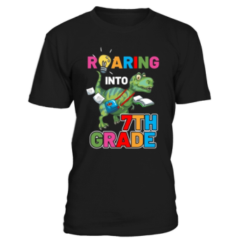 Welcome Back To School Cute Dinosaur 7th Grade