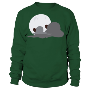 Full Moon with Clouds Halloween 2022 Sweatshirt