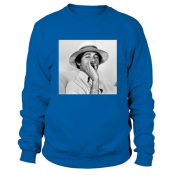 Young Obama College Smoking Vintage Barack Obama Sweatshirt