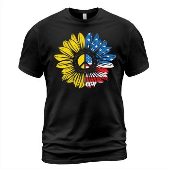 Sunflower USA Flag Patriotic 4th of July