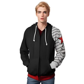 Captain America Winter Soldier 3D Print Fashion Hoodie