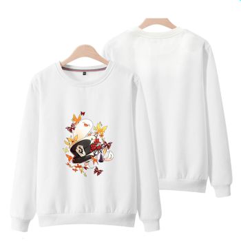 Cute Genshin Impact Hu Tao Anime White Hoodie