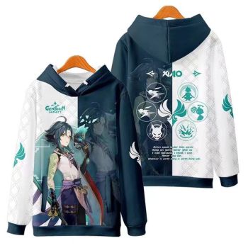 Unique Genshin Impact Xiao Anime Hoodie