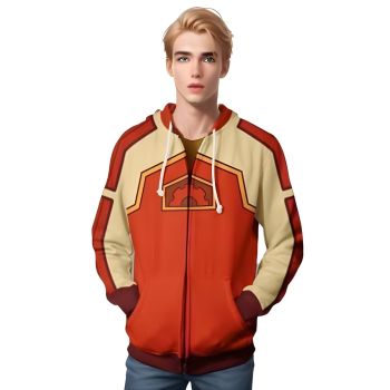 Avatar: The Last Airbender Aang Sweatshirts 3D Printed Hooded Sweater Zip Jacket