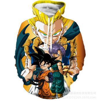 Street Colorful Headshot Pattern Dragonball Hoodie