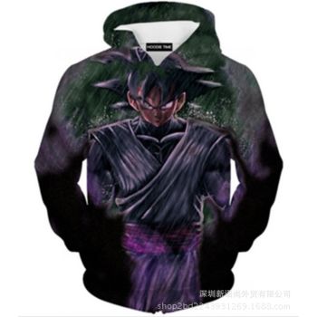 Pretty Purple Headshot Pattern Dragonball Hoodie