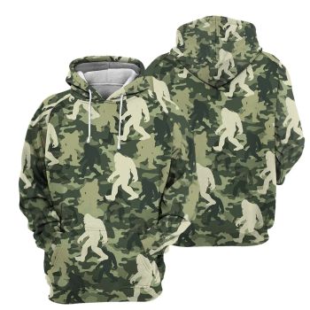  Precious And Cute Green Gorilla Pattern Animals Hoodie