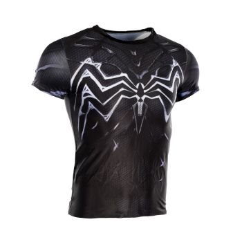 Black Spider-man Men&#039;s Stretch T-shirt