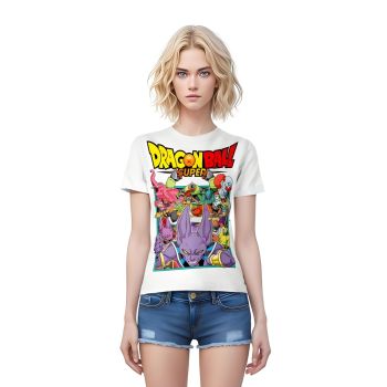 Elegant White Dragon Ball Z Shirt - Embrace Timeless Style!