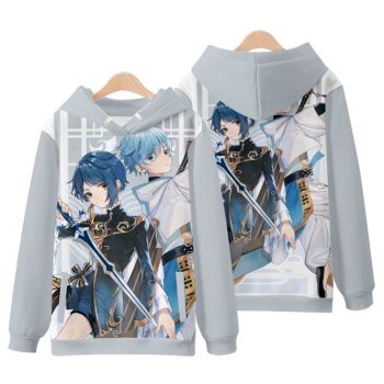 Cute Genshin Impact Chongyun Grey Hoodie