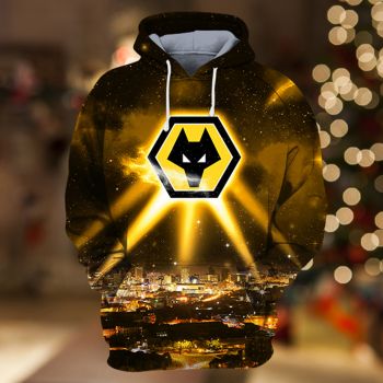 Temperament Yellow Lighting Pattern Lighting Hoodie