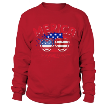 America 4th Of July Graphic Sweatshirt