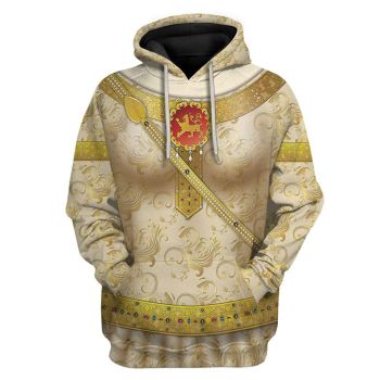 Precious And Cute Yellow Belt Pattern Jesus Hoodie