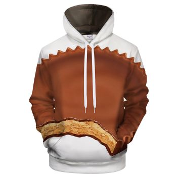 Peanut Butter Cup 3D Sweatshirt Hoodie Pullover