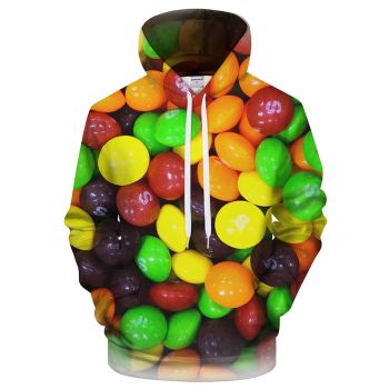Smarties Assorted 3D Sweatshirt Hoodie Pullover