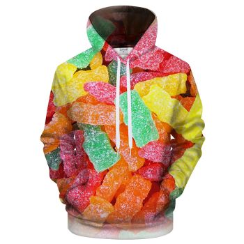 Gummy Bear 3D Sweatshirt Hoodie Pullover