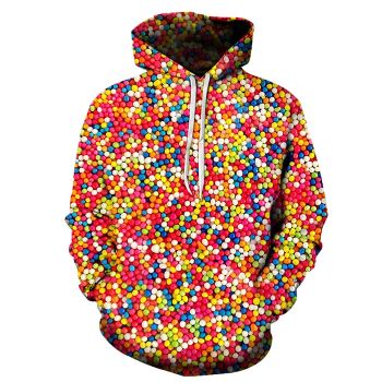 Multicolor Candy 3D Sweatshirt