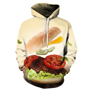 Burger 3D Hoodie