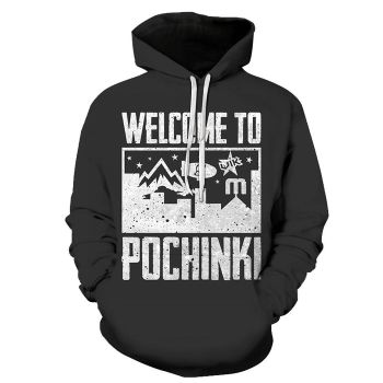 Welcome To Pochinki 3D - Sweatshirt, Hoodie, Pullover