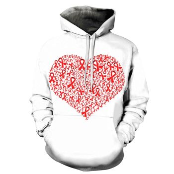 Red Ribbon BCA 3D - Sweatshirt, Hoodie, Pullover